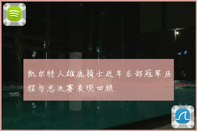 凯尔特人雄鹿骑士近年东部冠军历程与总决赛表现回顾